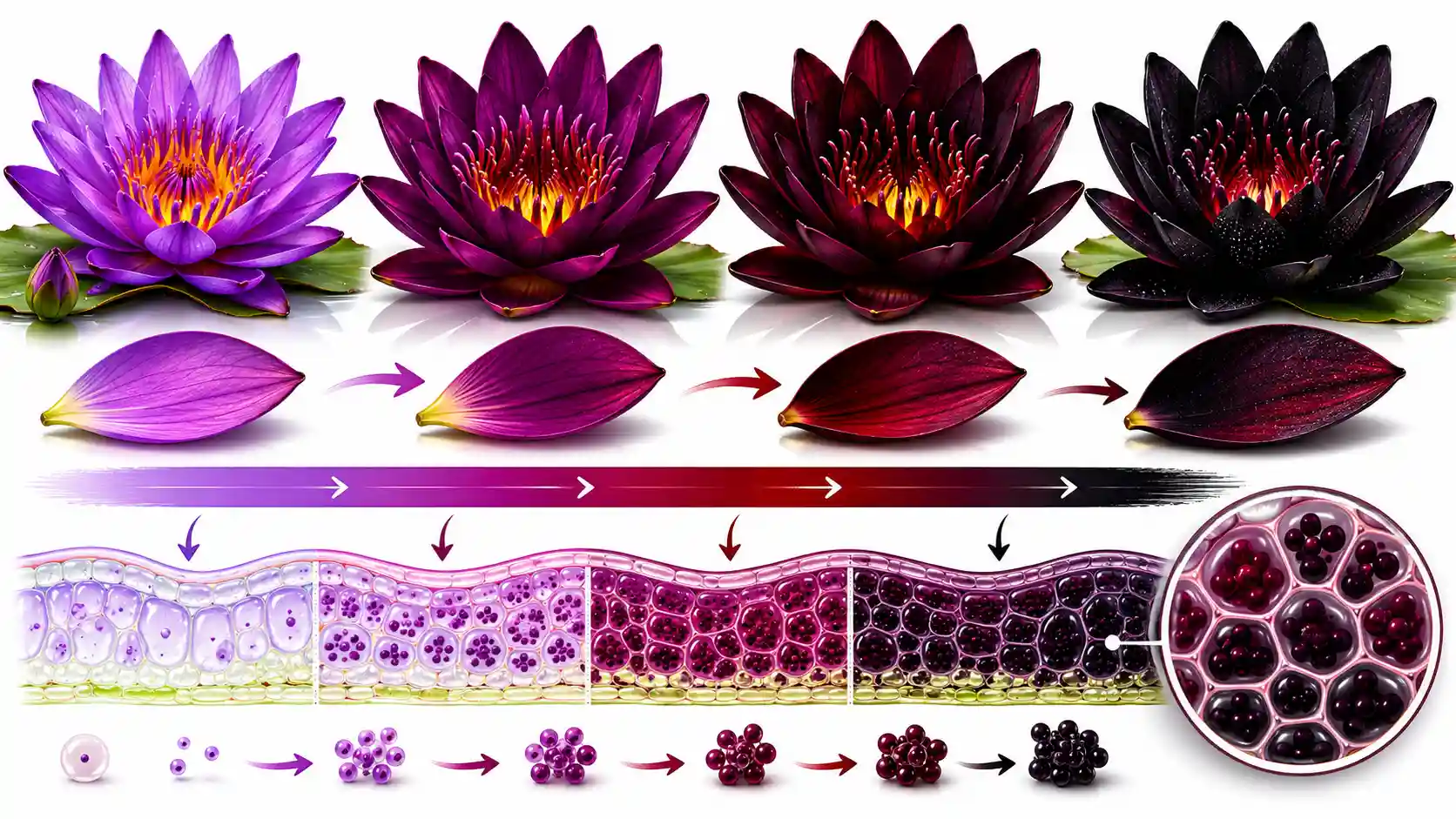 are black lotus flowers real