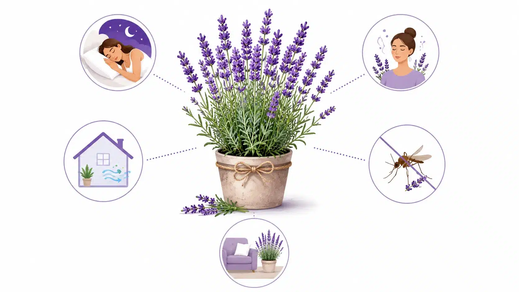 benefits of lavender plant at home