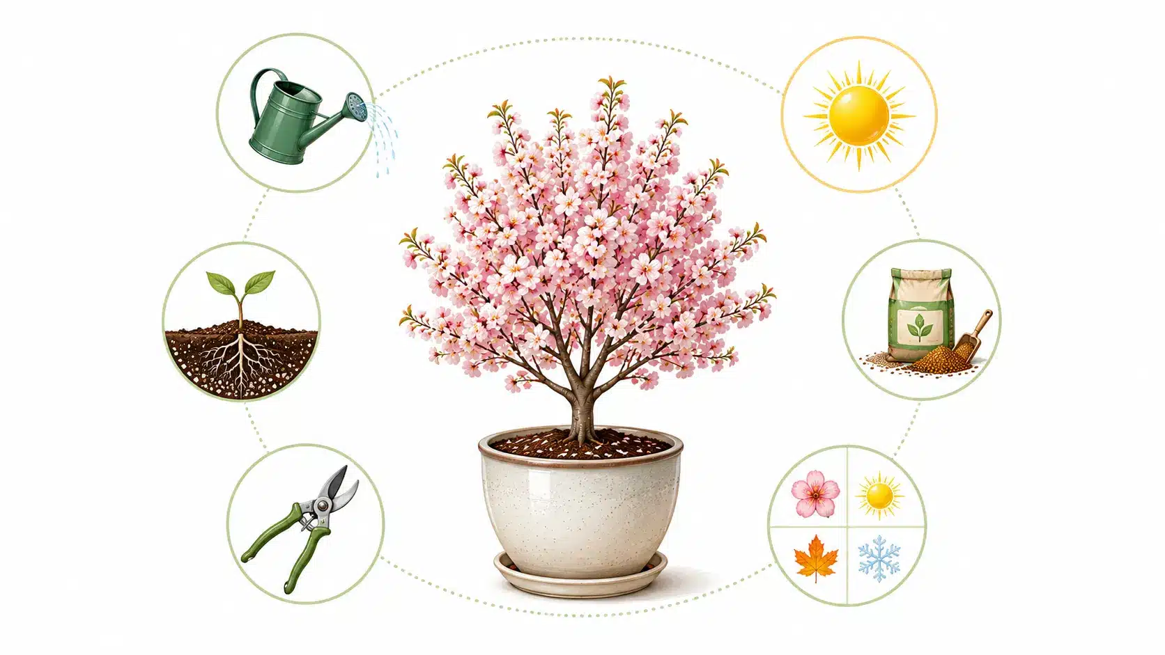 dwarf cherry blossom tree
