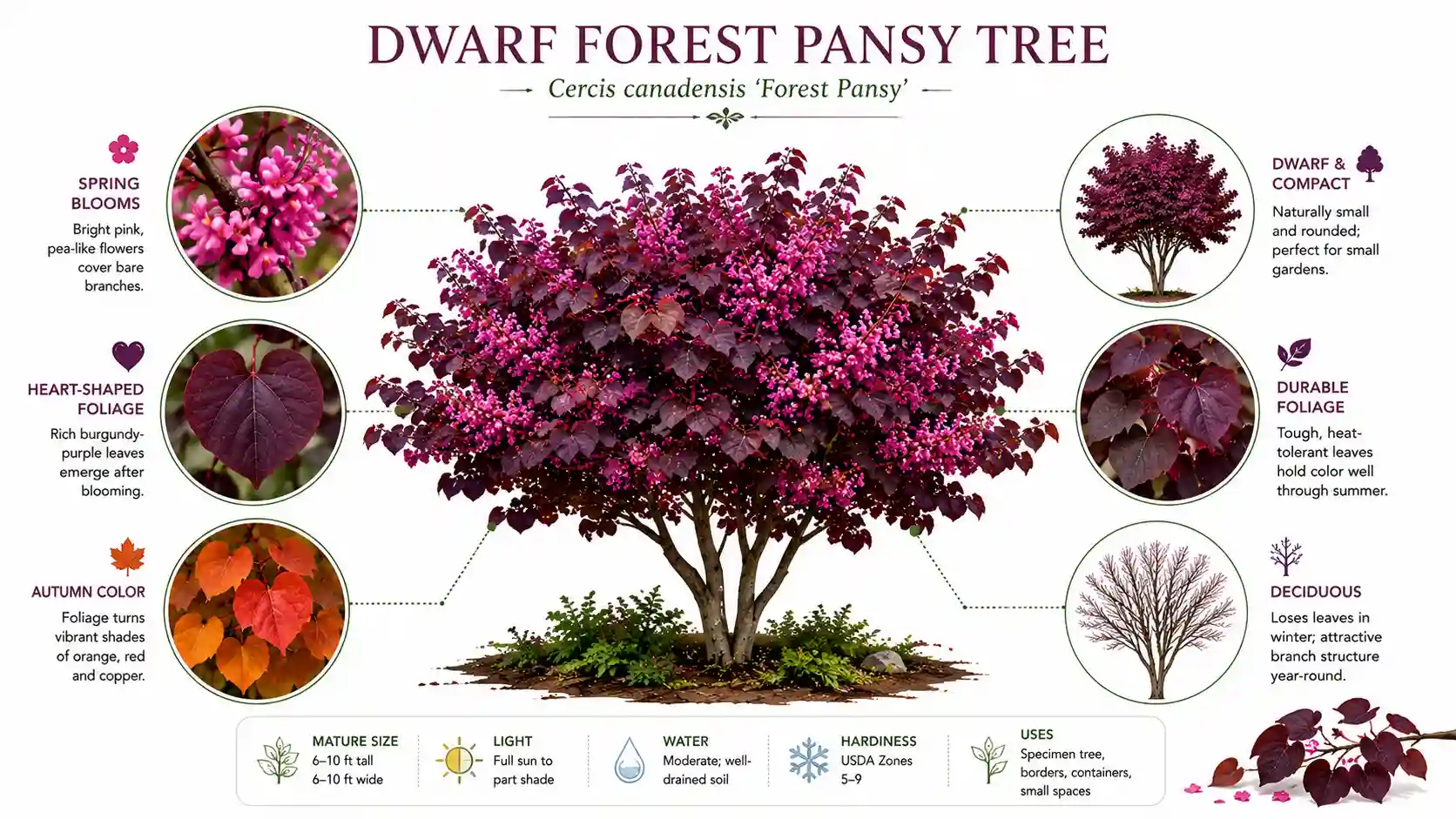dwarf forest pansy tree