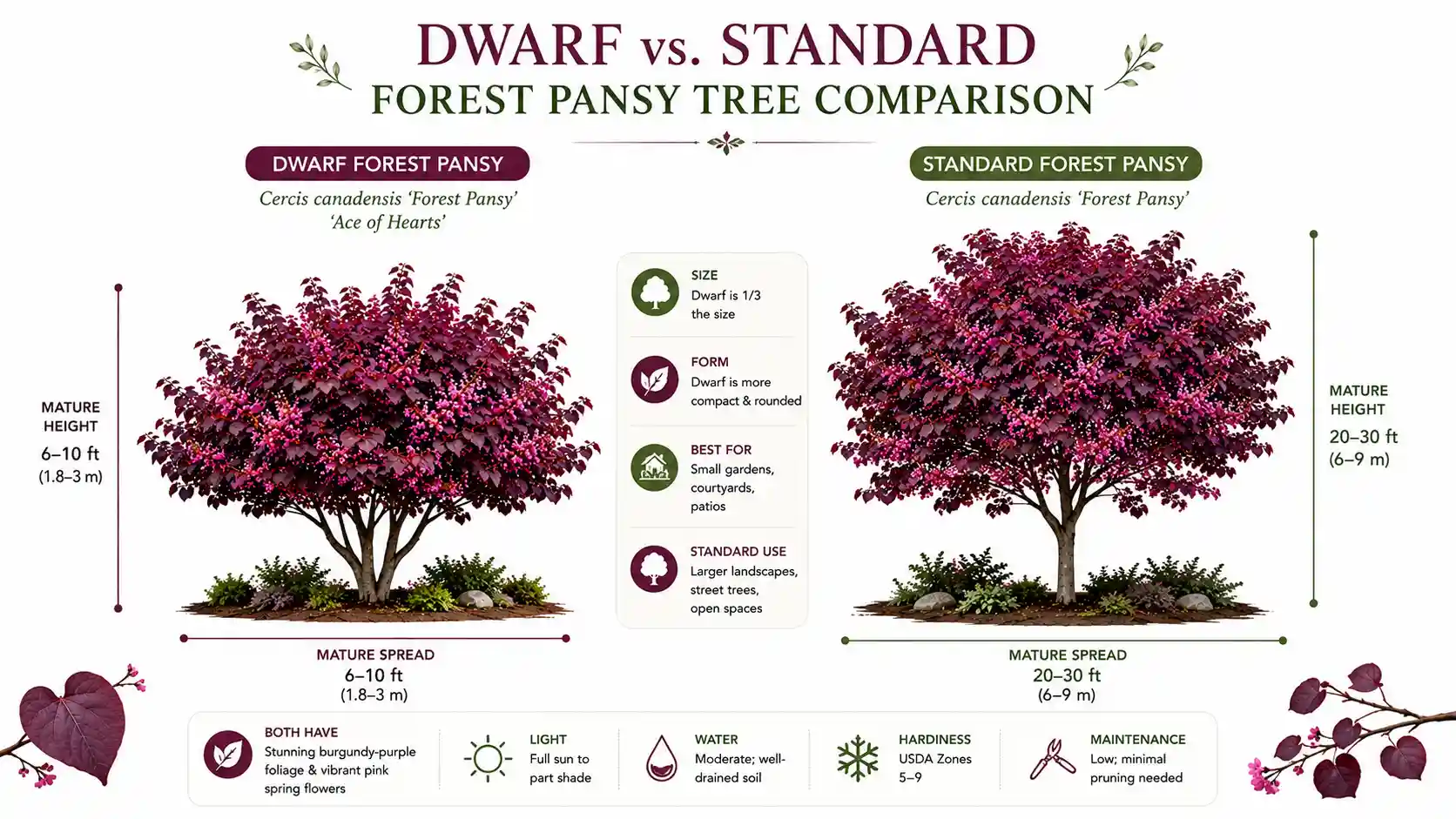 dwarf forest pansy tree