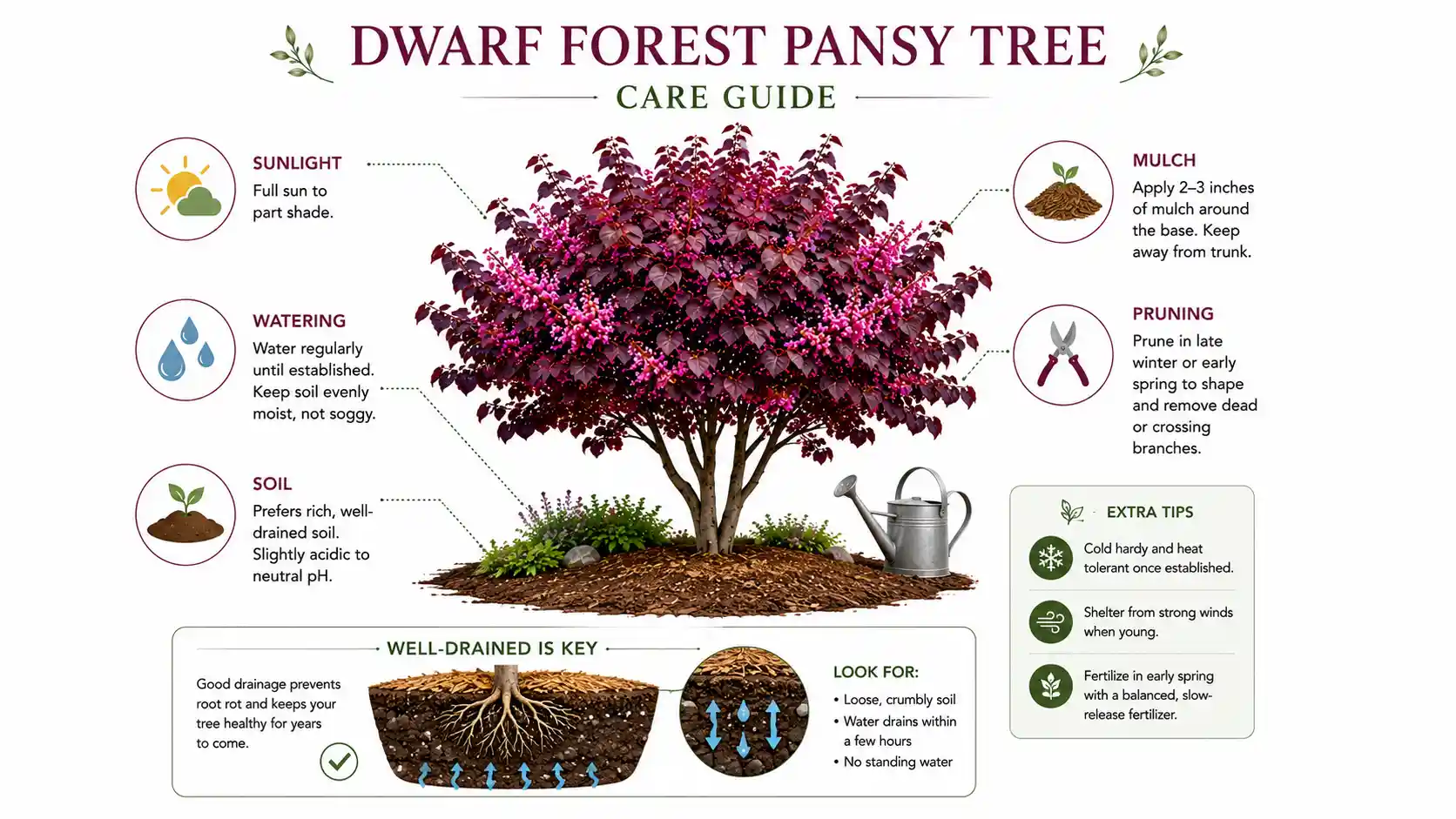 dwarf forest pansy tree