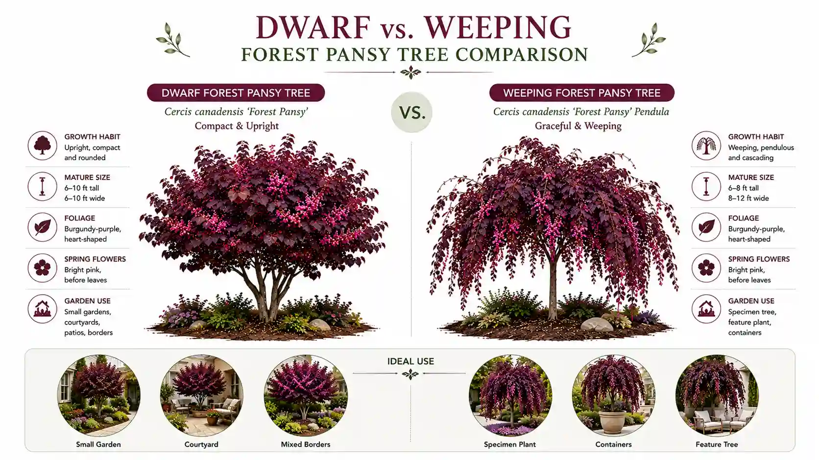 dwarf forest pansy tree