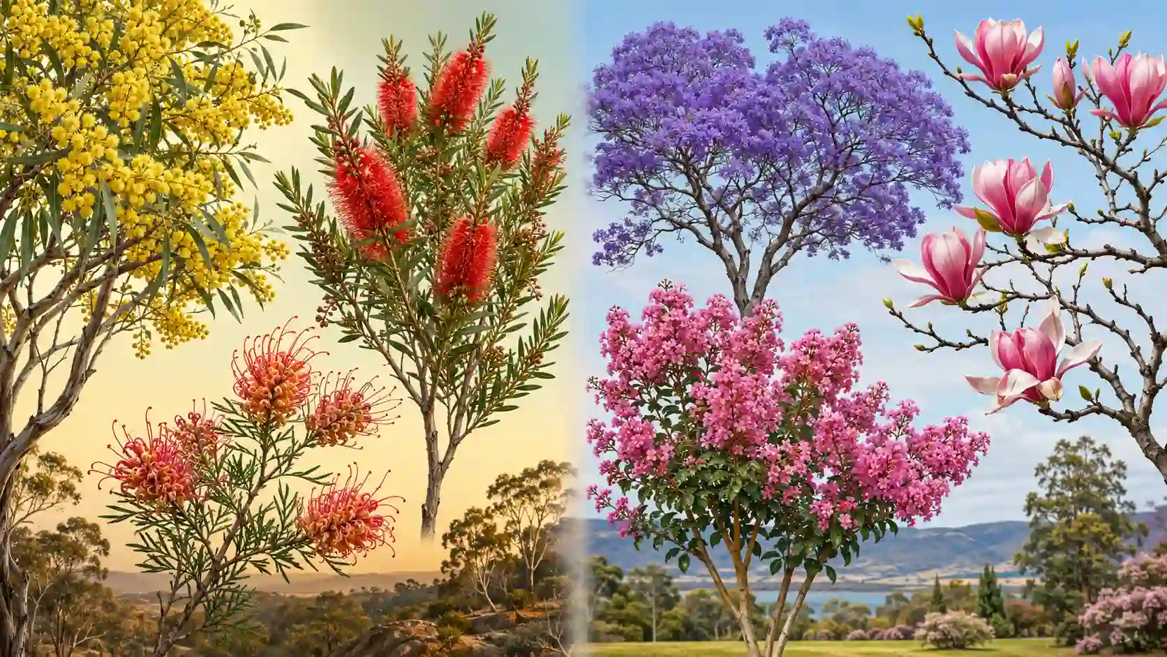 flowering trees Australia