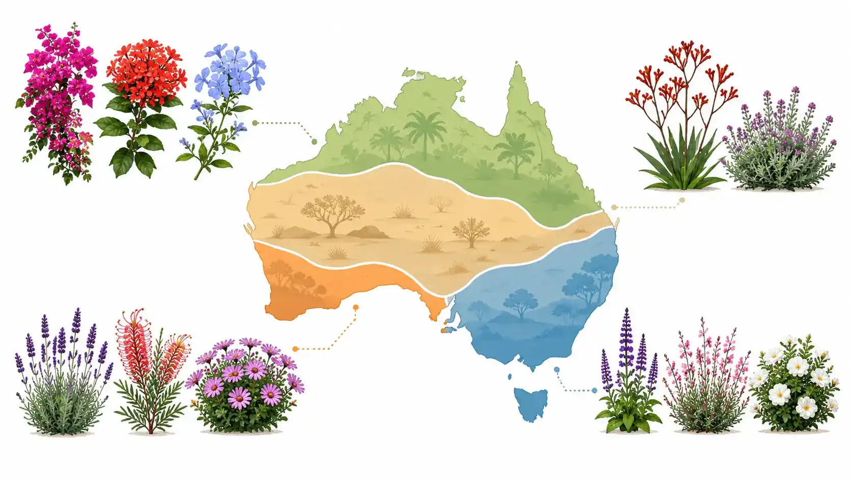 flowers that bloom all year australia