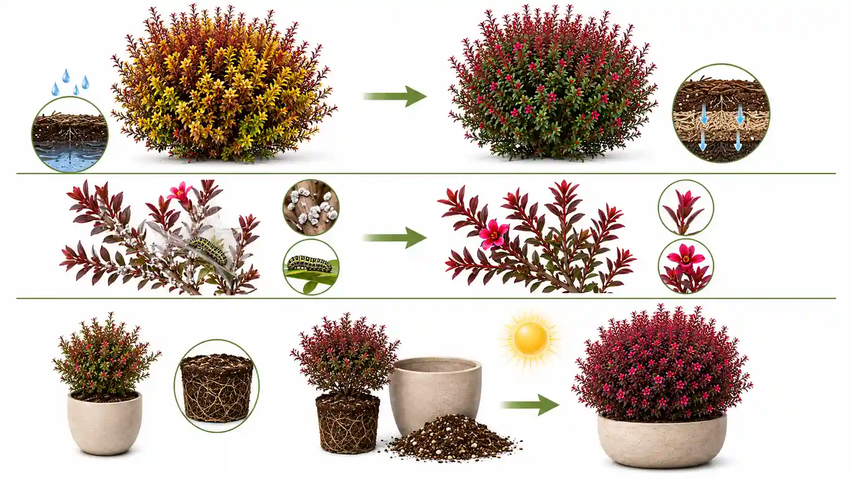 leptospermum dwarf red tea tree