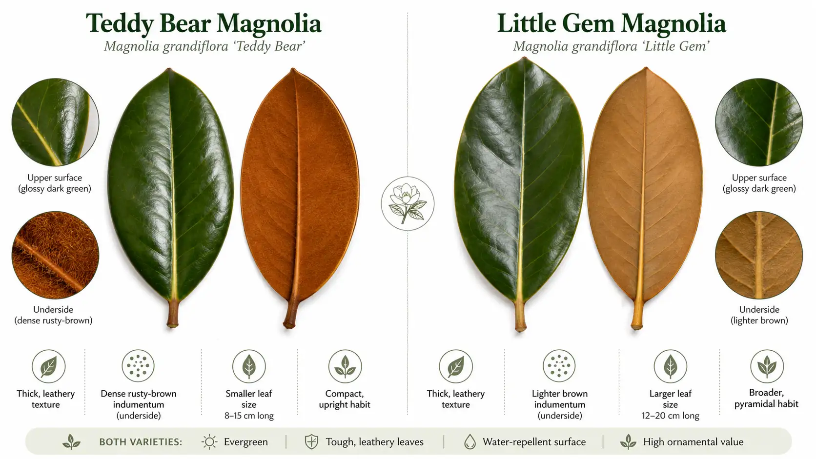 magnolia teddy bear vs little gem