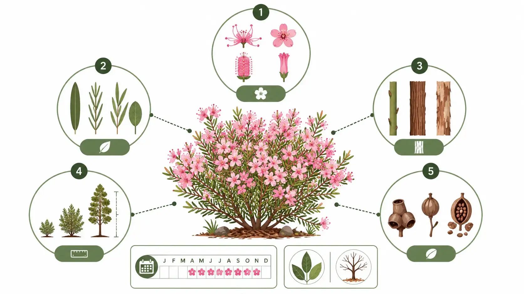 pink flowering shrub identification australia