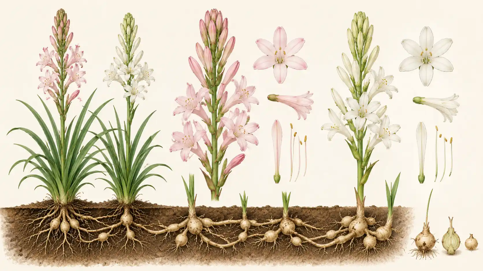 pink tuberose