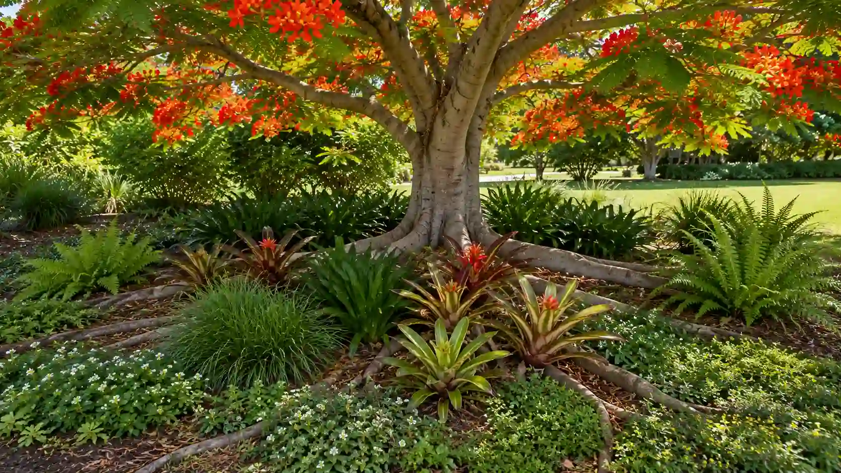 poinciana tree root system