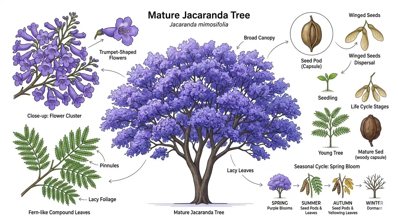 purple flower tree australia