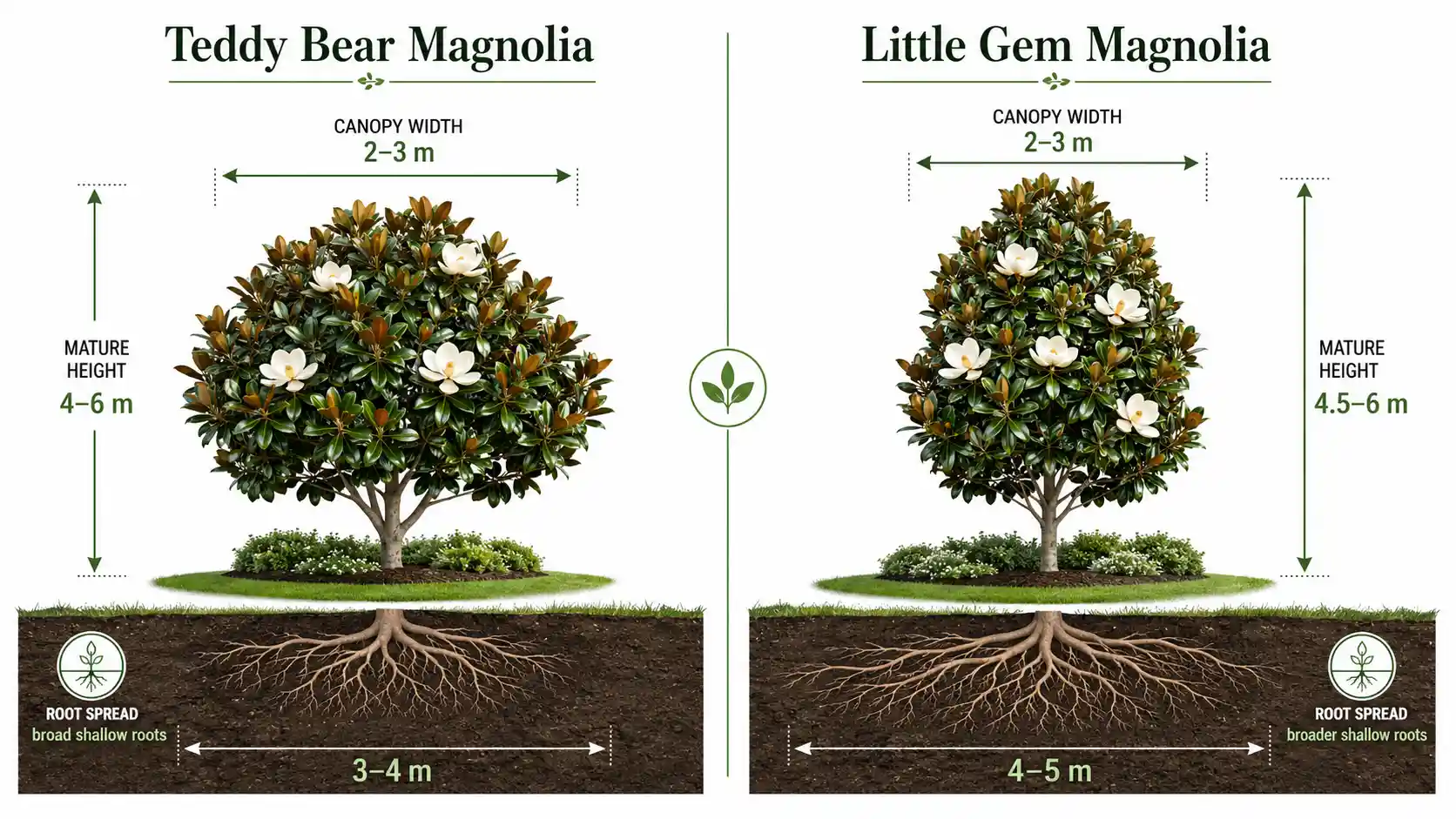 teddy bear magnolia root system