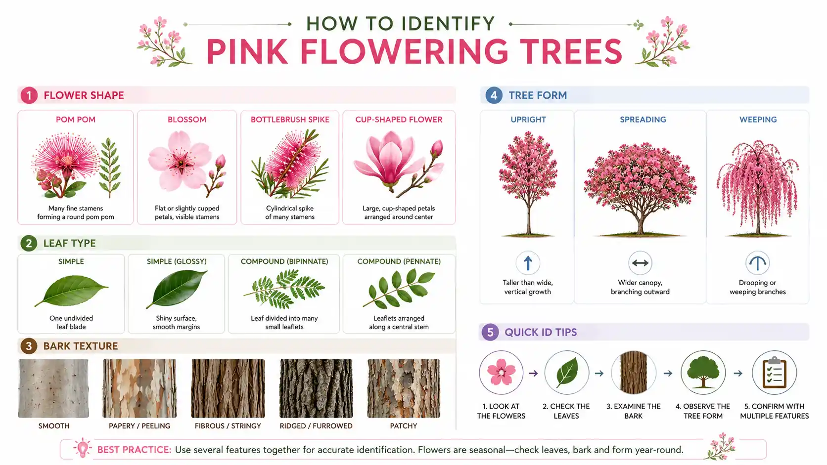 tree with pink flowers australia