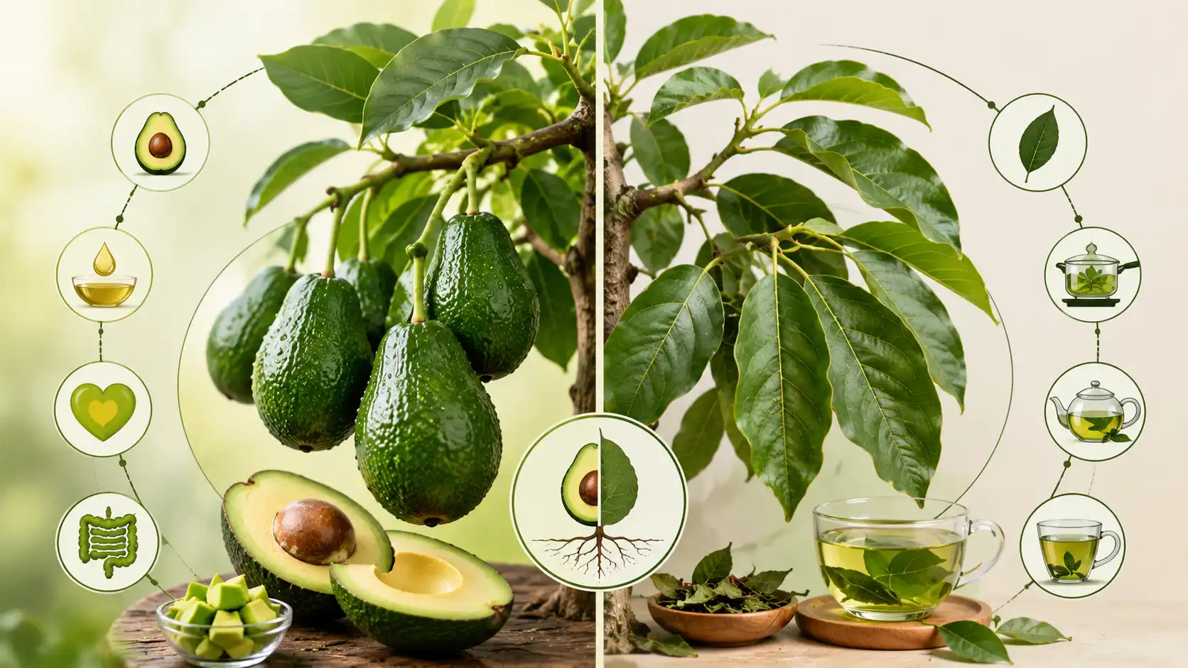 avocado leaves benefits