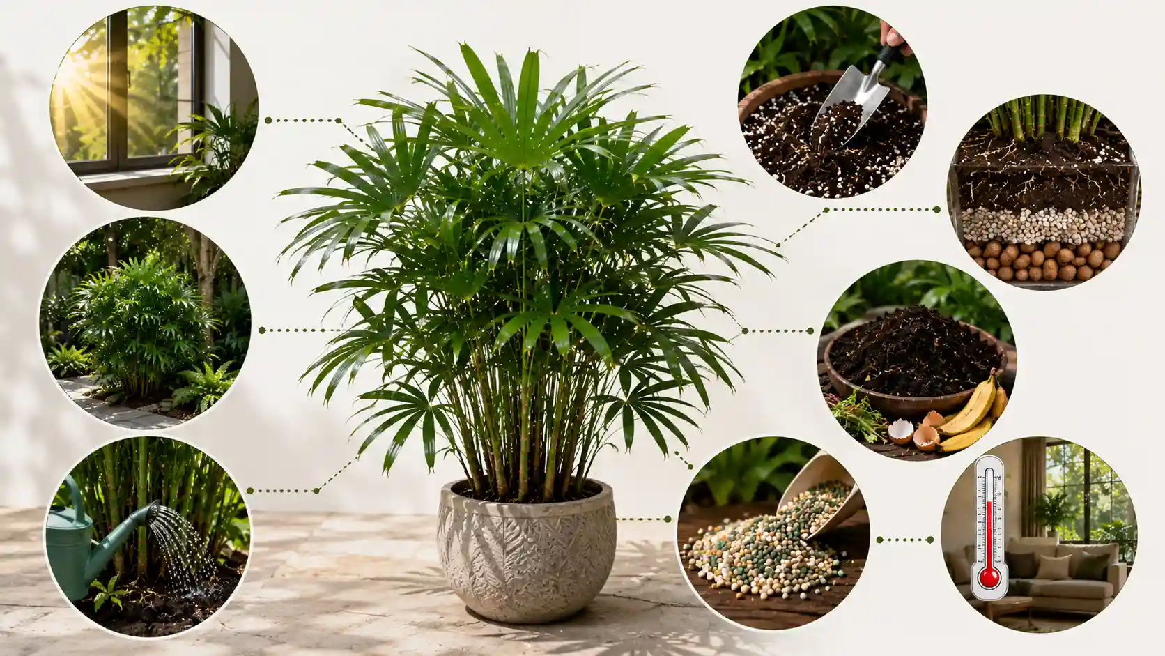 broadleaf lady palm