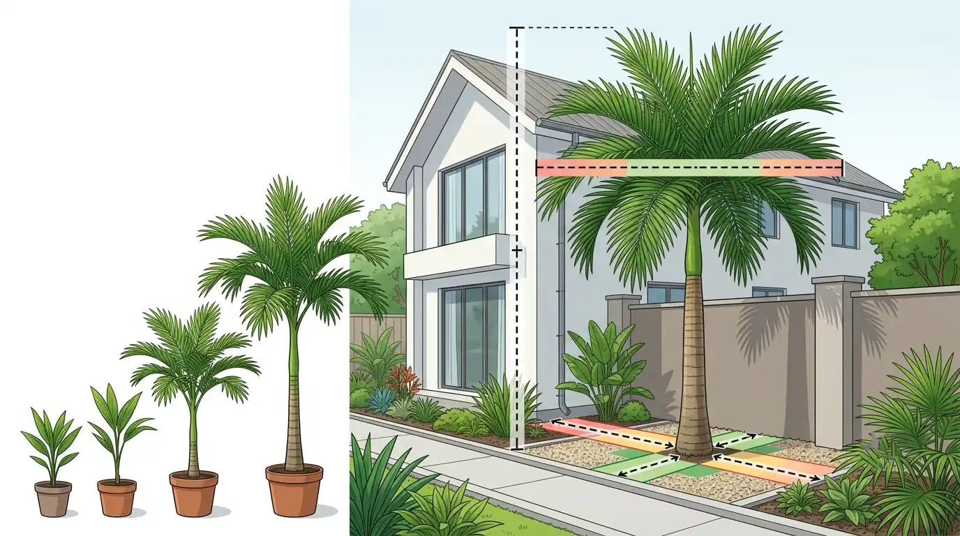 christmas palm tree landscaping