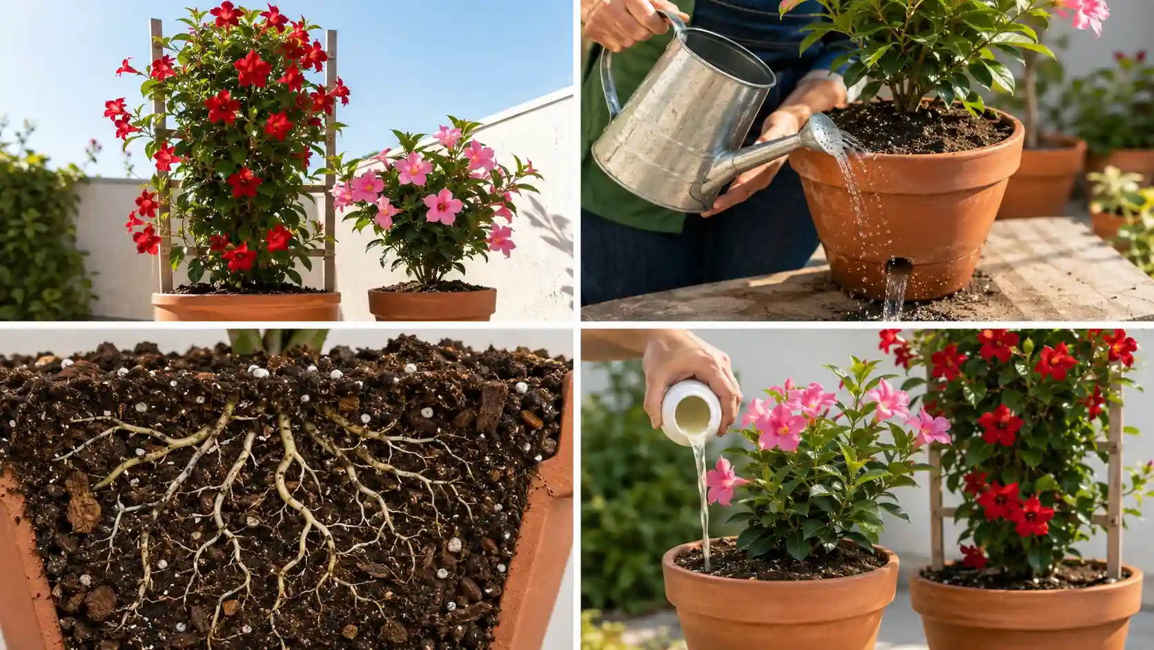 difference between mandevilla and dipladenia