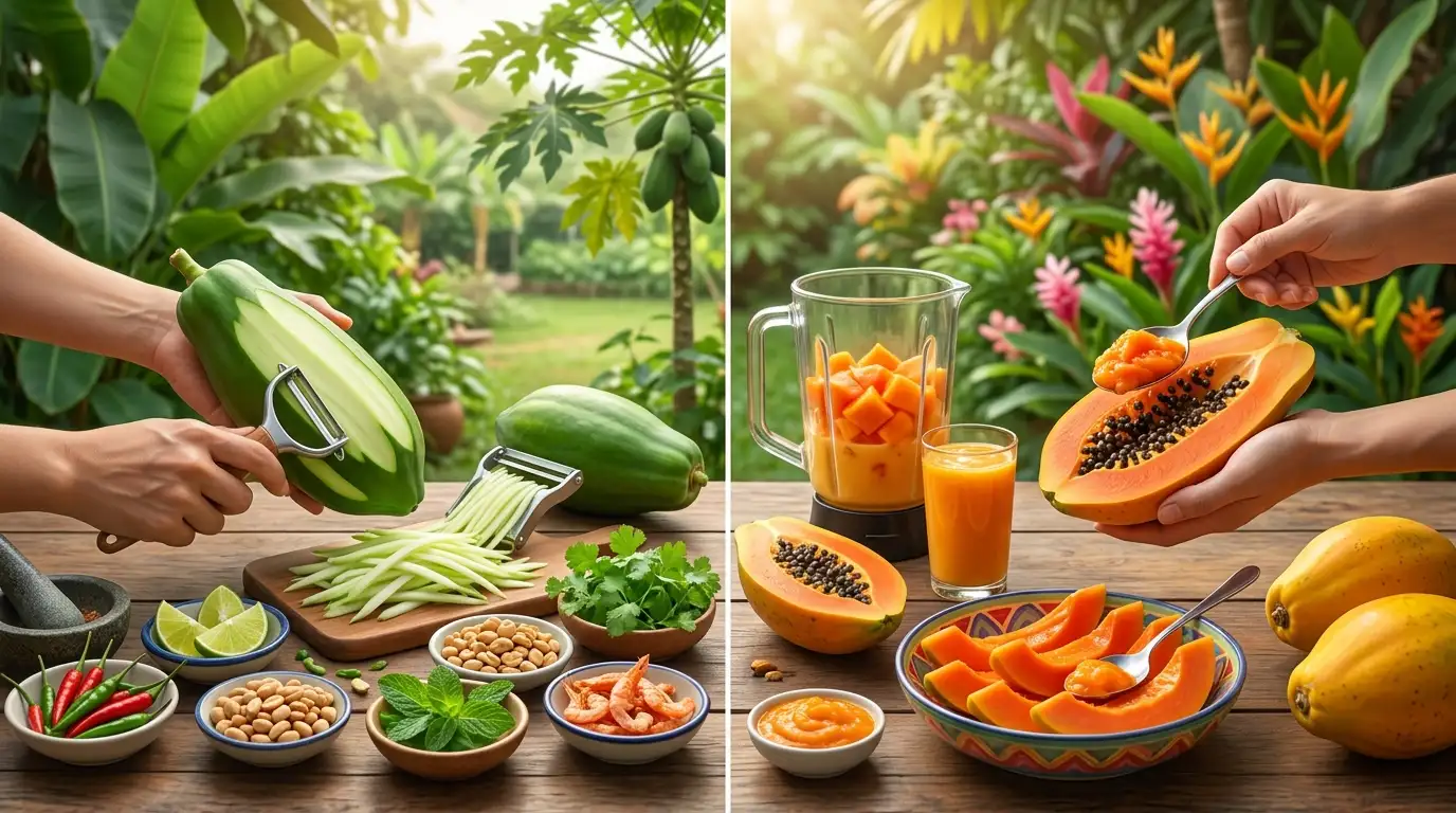 different types of papaya