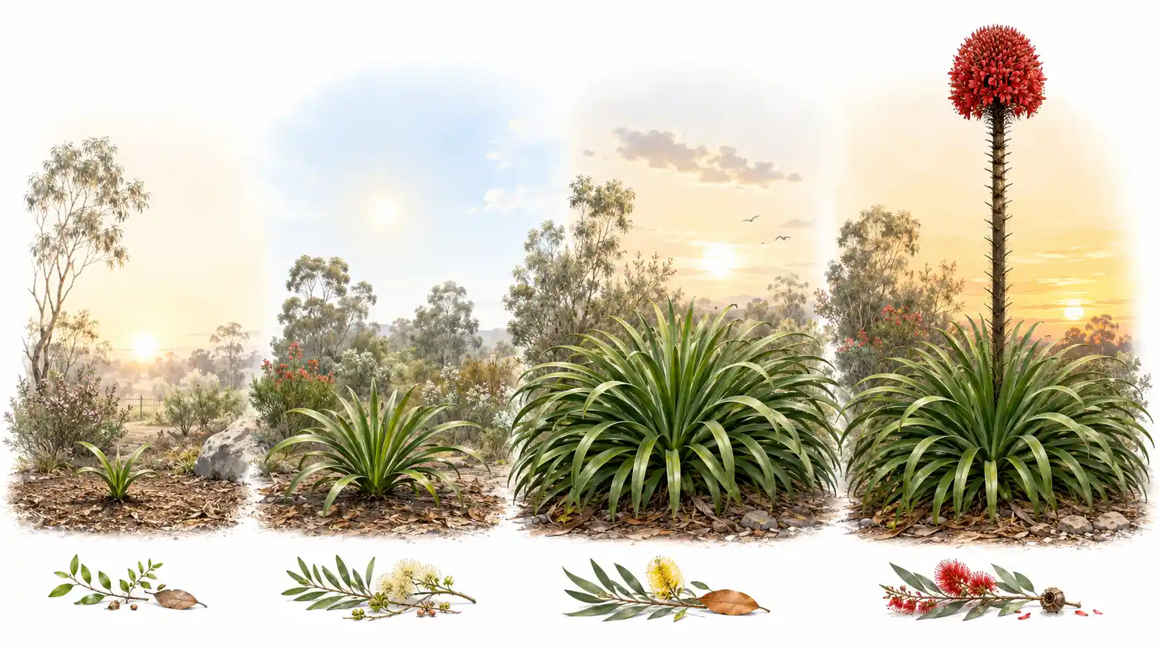 doryanthes excelsa size