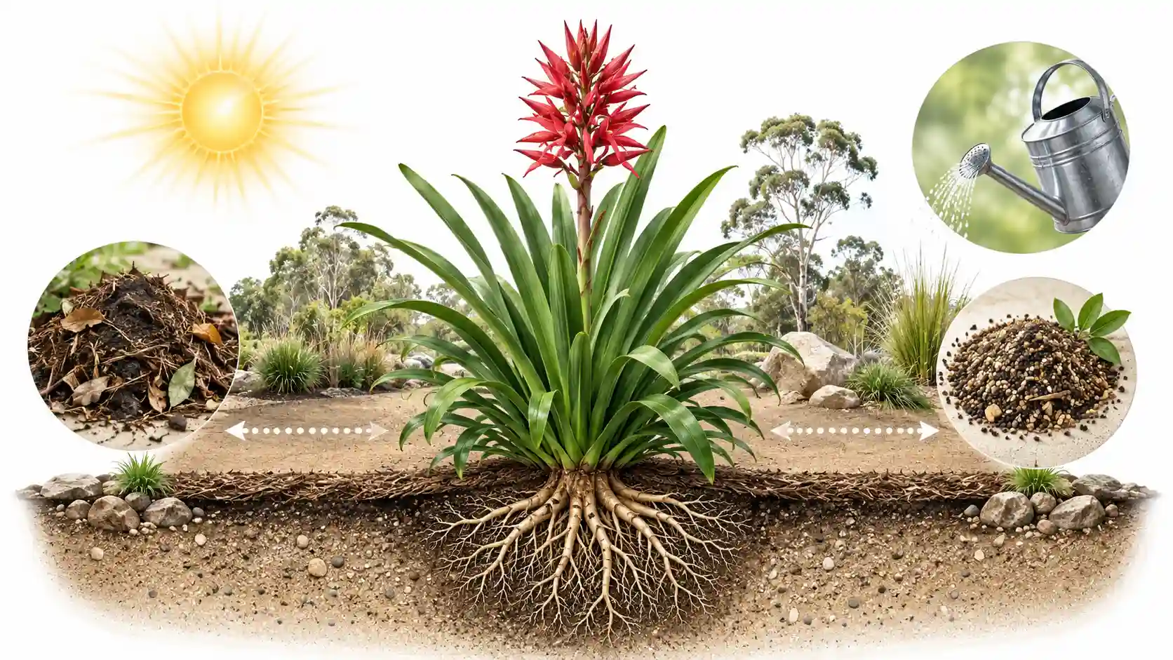 doryanthes excelsa size
