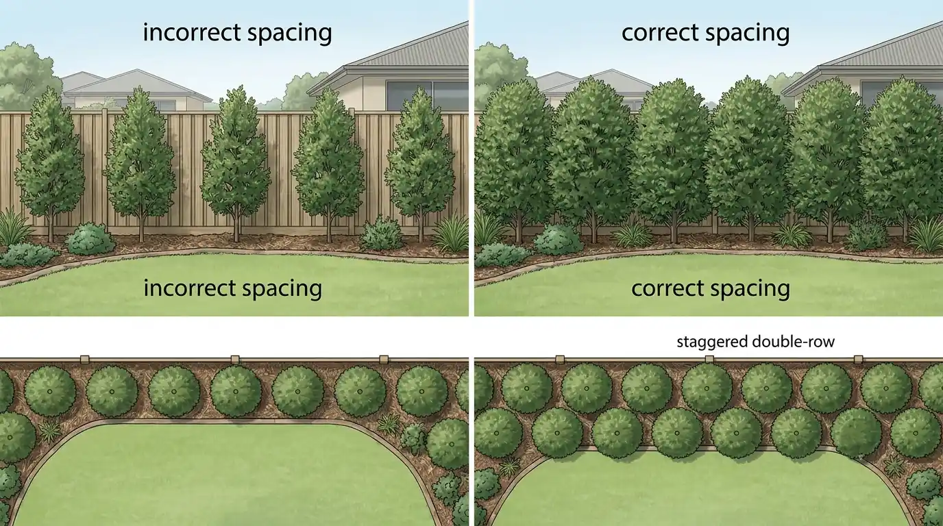 fast growing trees for screening