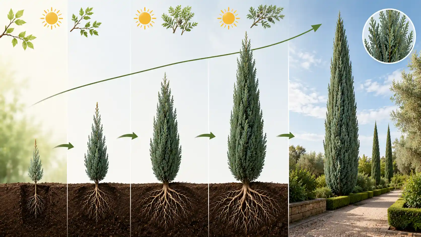 glauca pencil pine