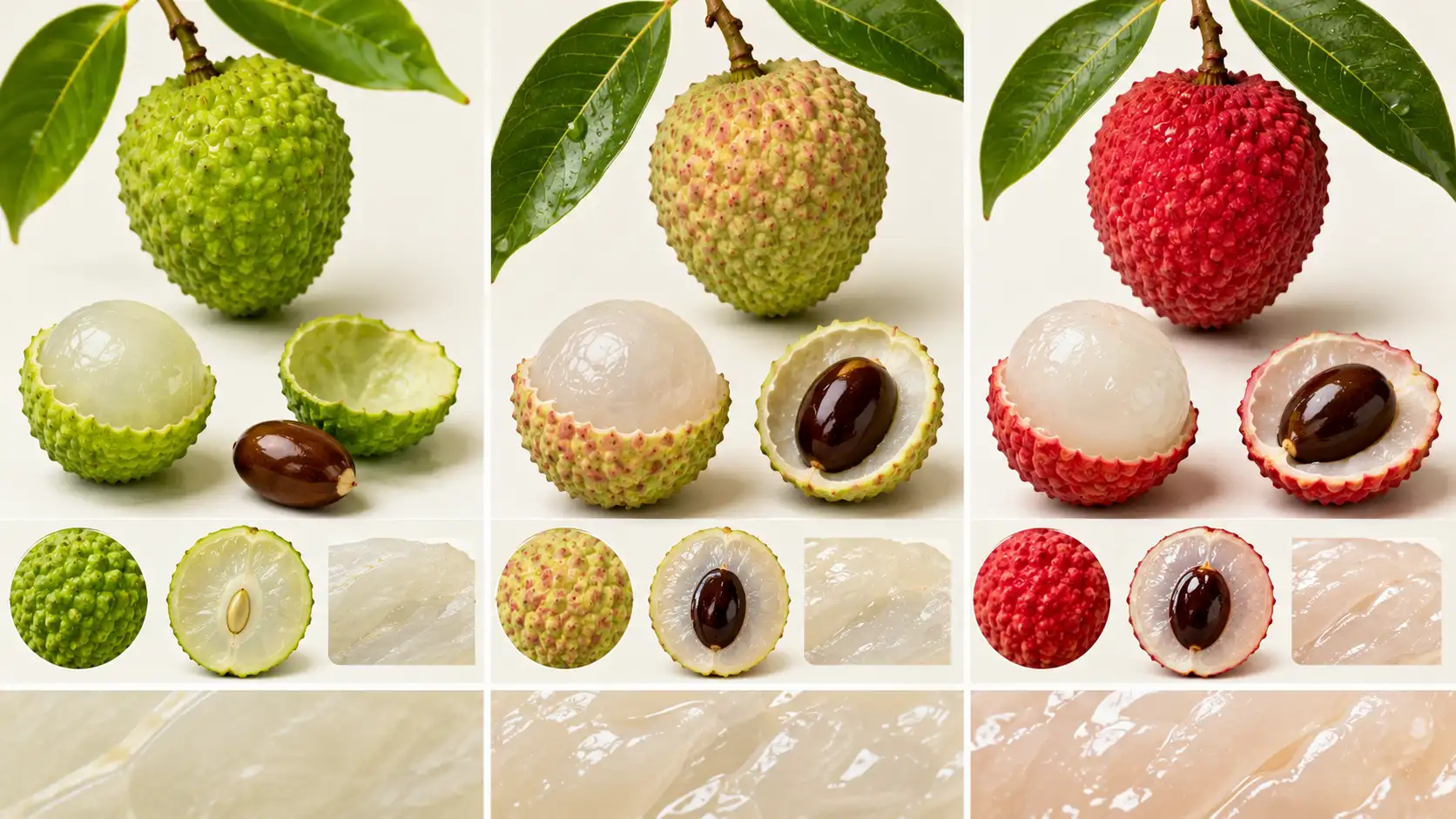 green lychee vs red lychee