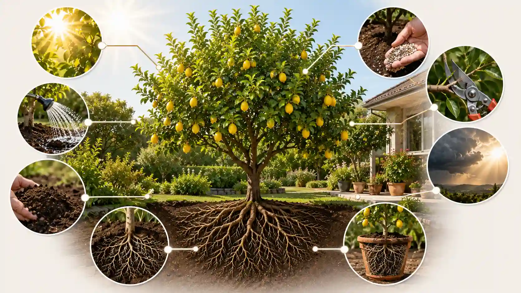how large do lemon trees get