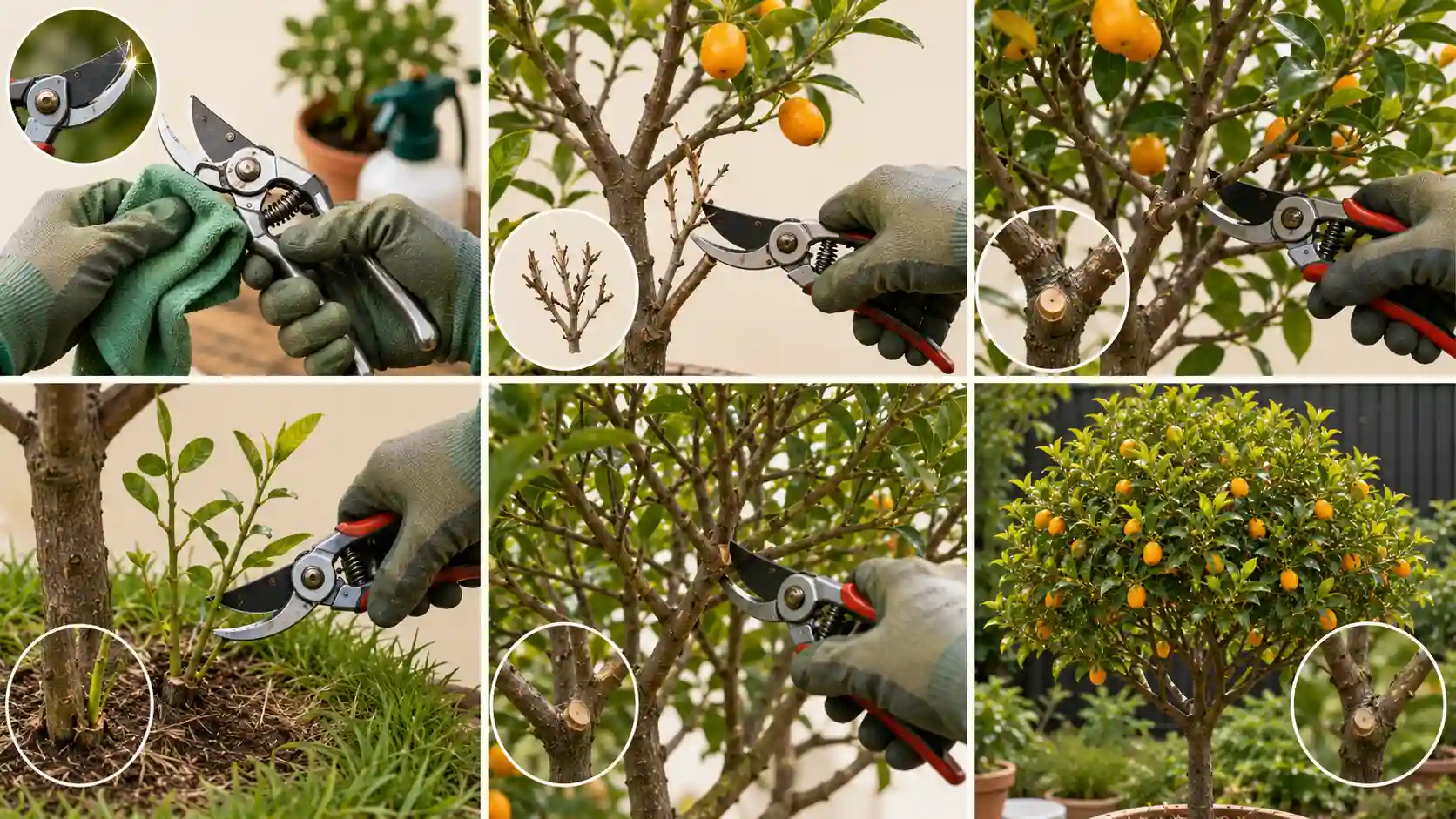 how to prune a kumquat tree