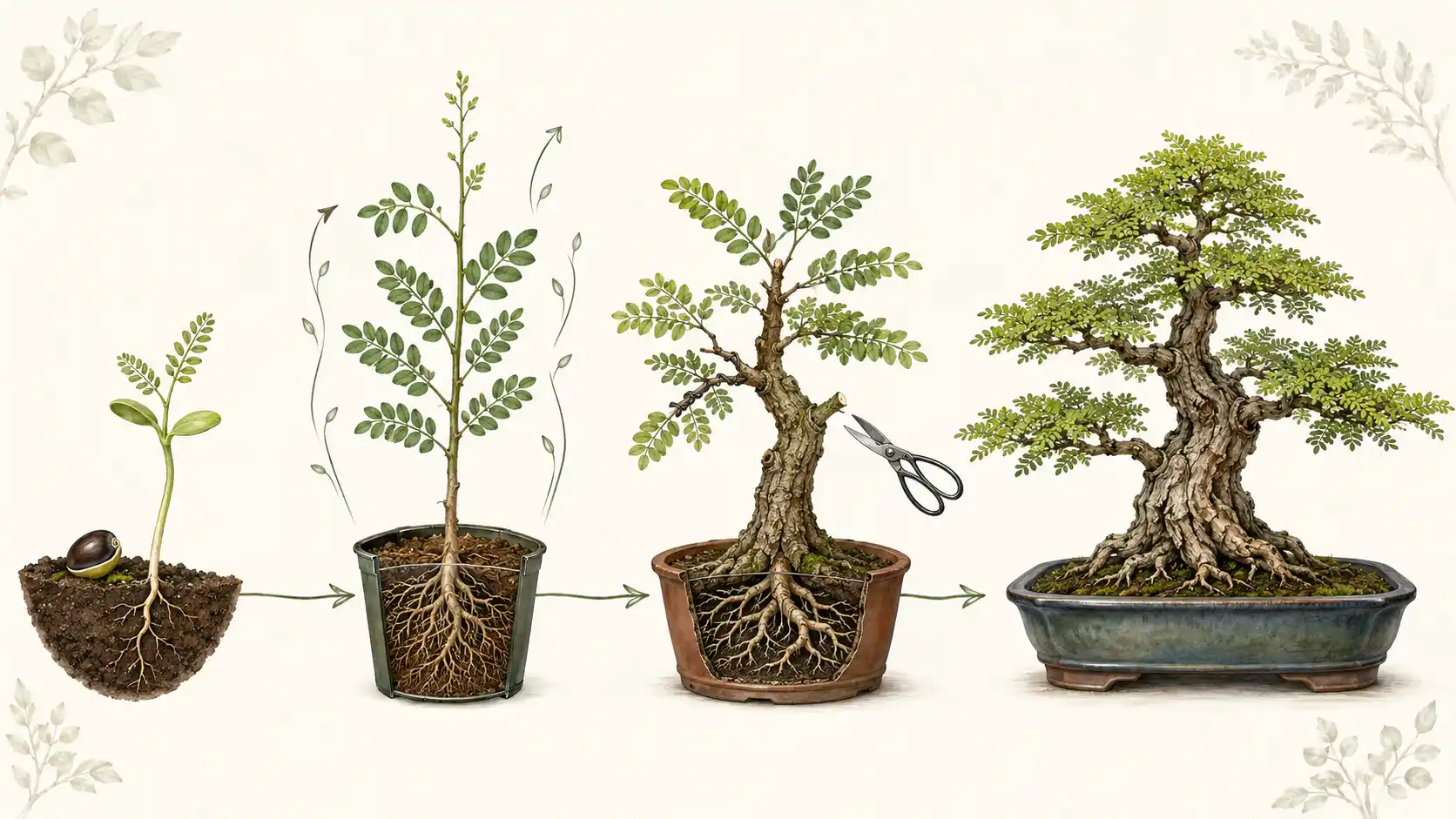 locust bonsai tree