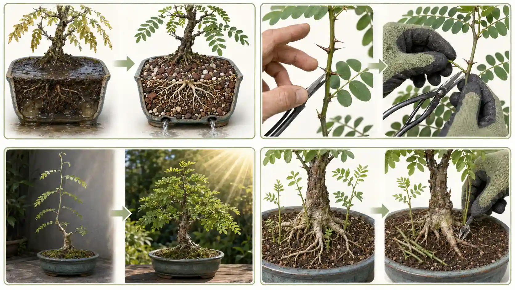locust bonsai tree
