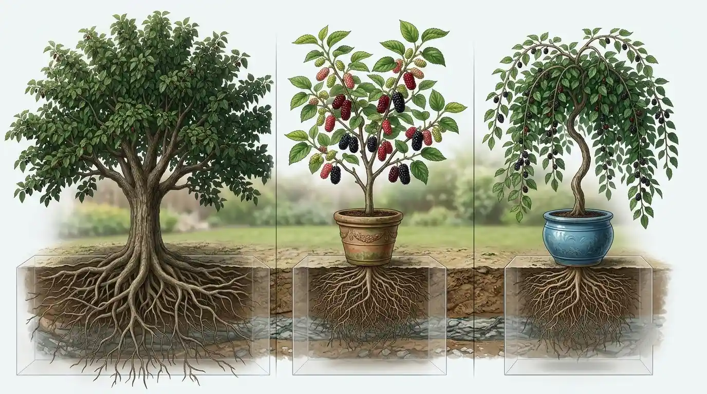 miniature mulberry tree
