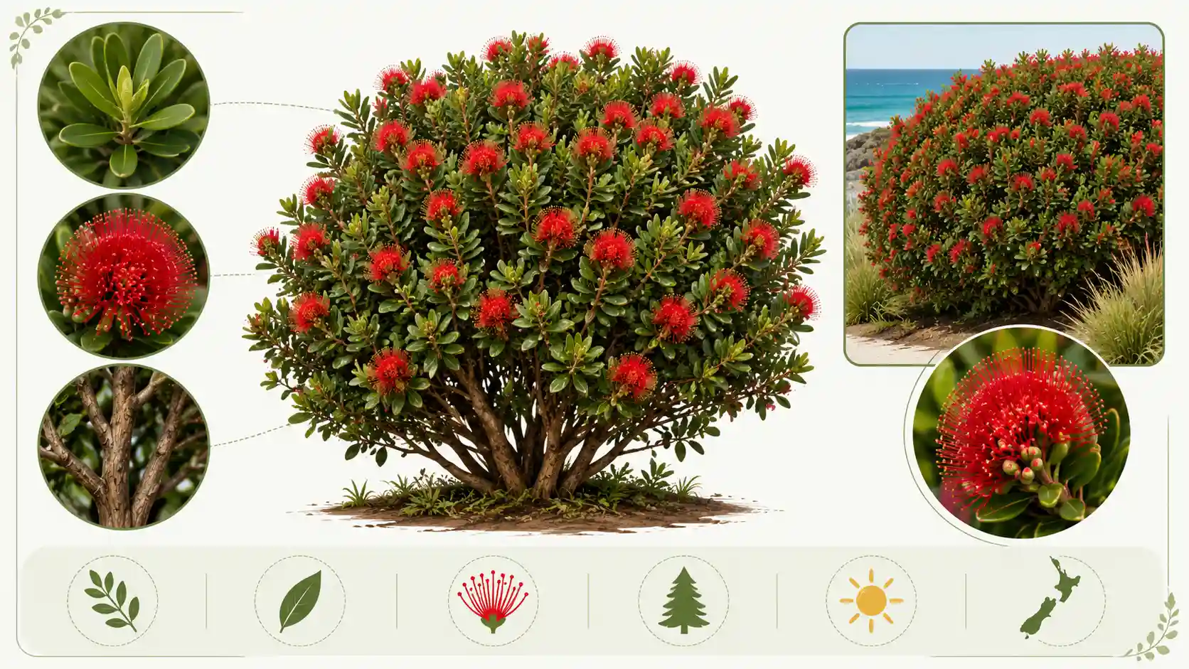 new zealand christmas bush
