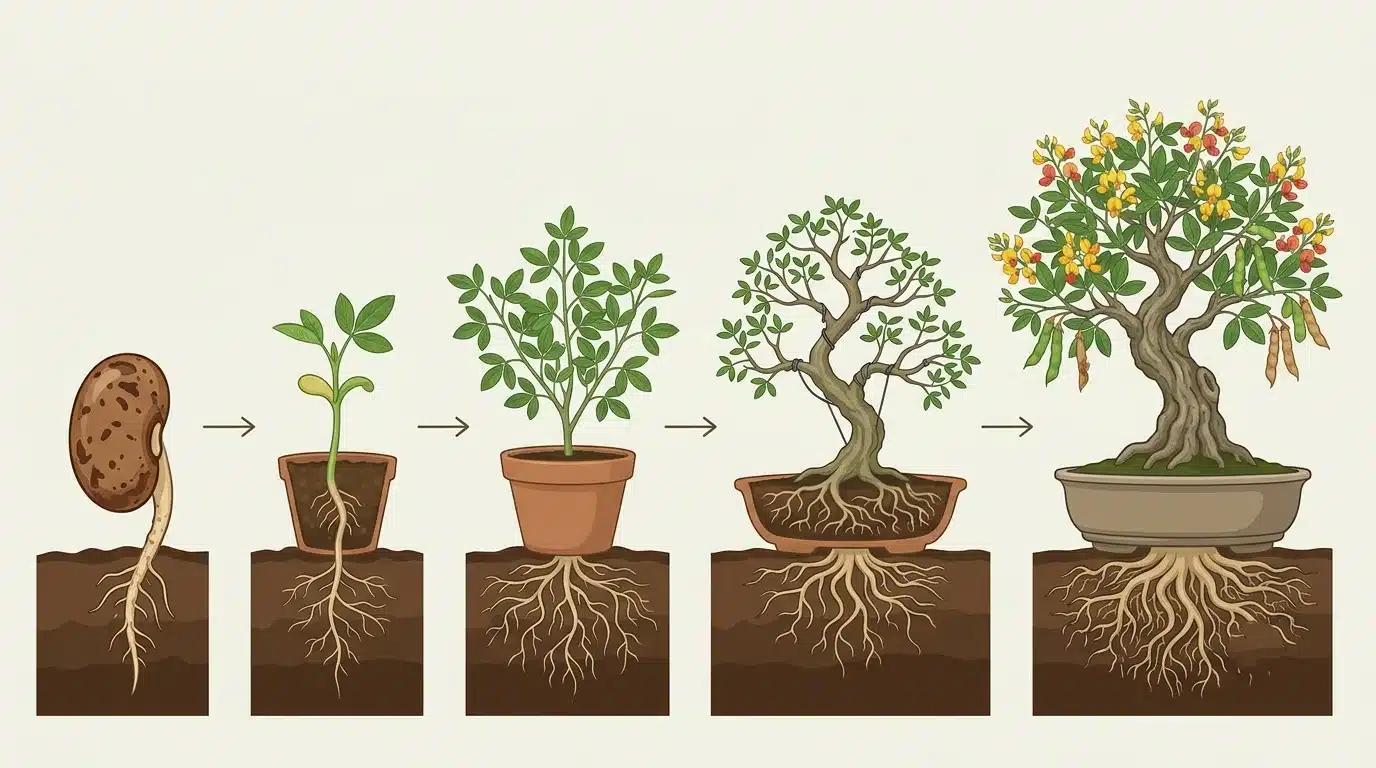 pigeon pea bonsai