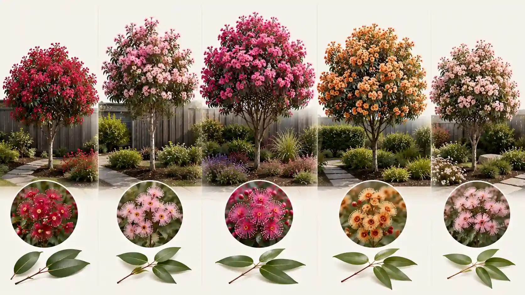 pink dwarf flowering gum