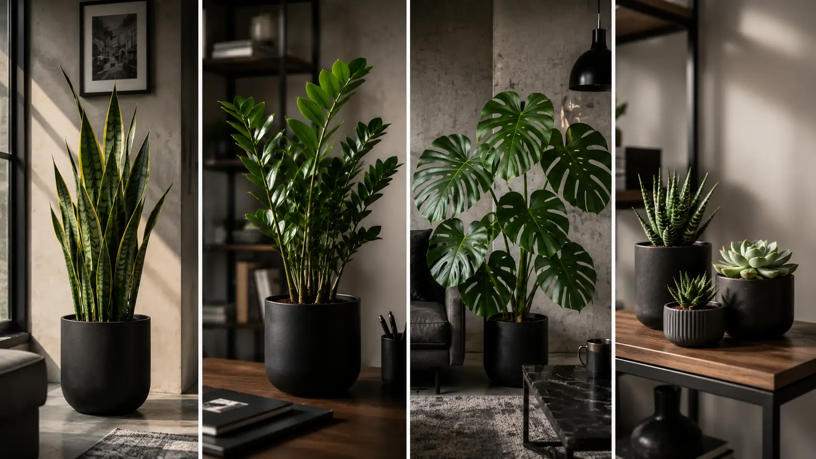 plants for men's apartment