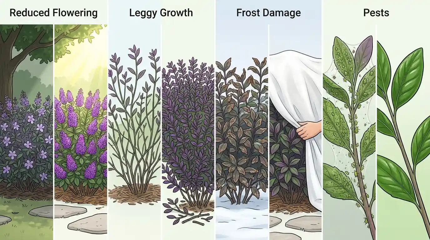 purple hedge plants australia
