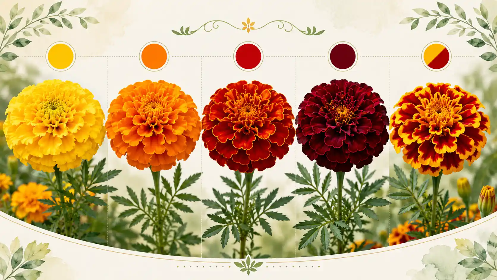 purple marigold flower