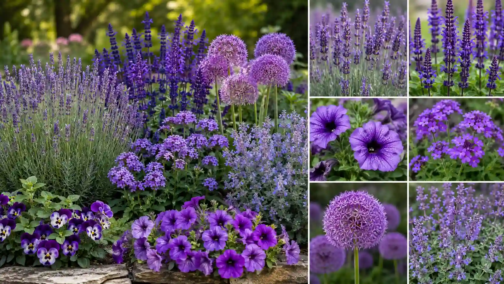 purple marigold flower