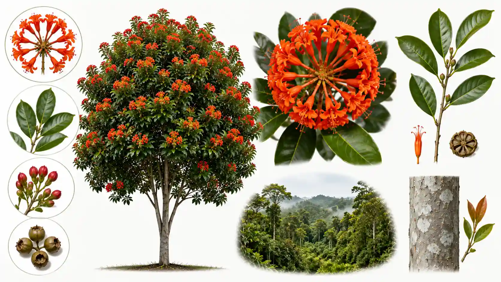 queensland fire wheel tree