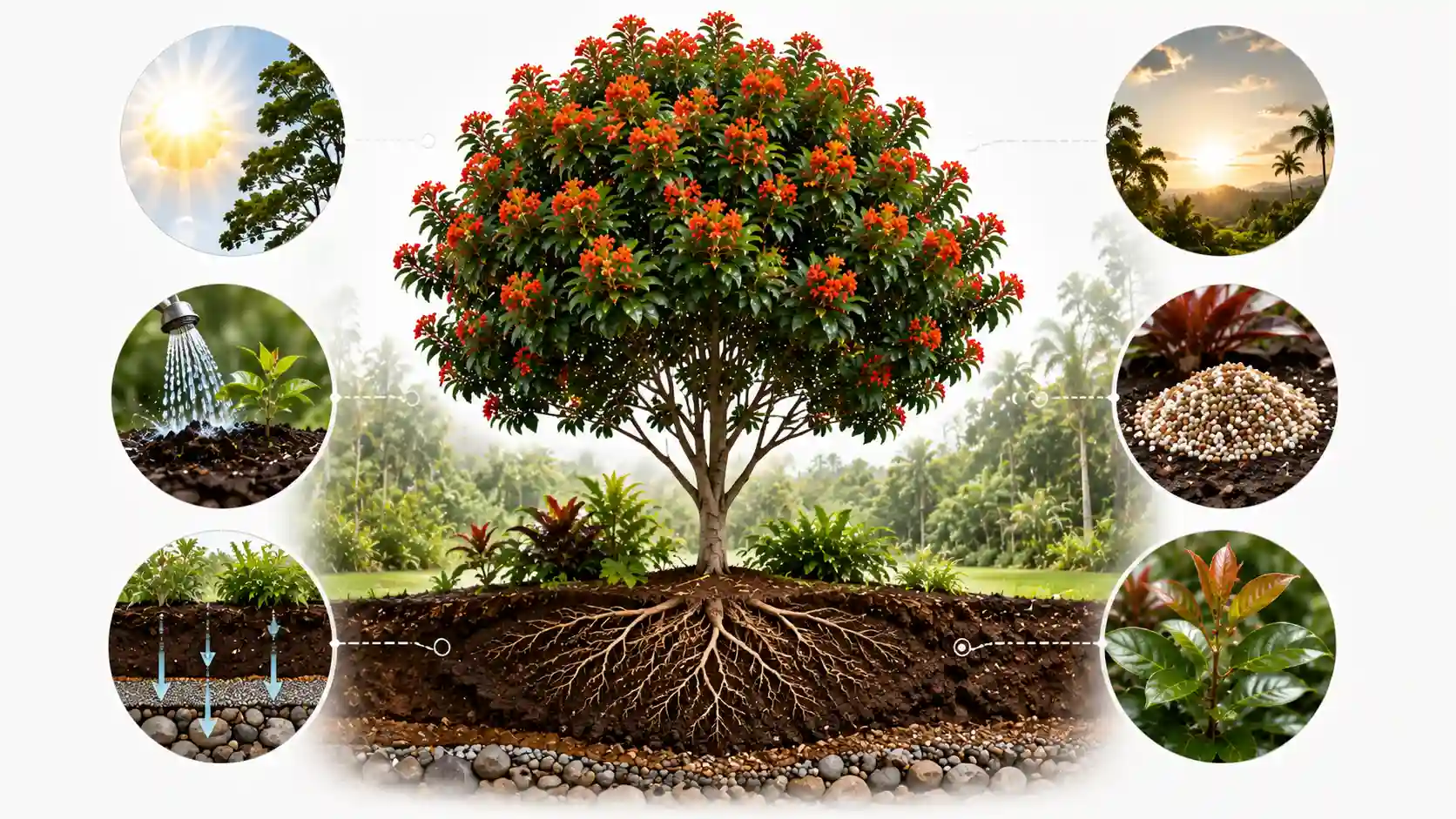 queensland fire wheel tree
