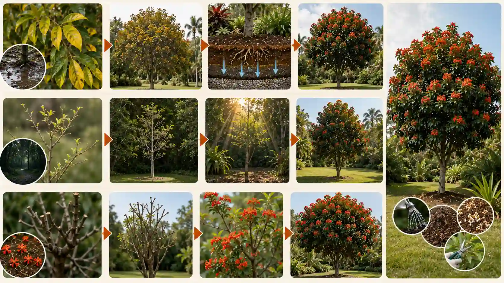 queensland fire wheel tree