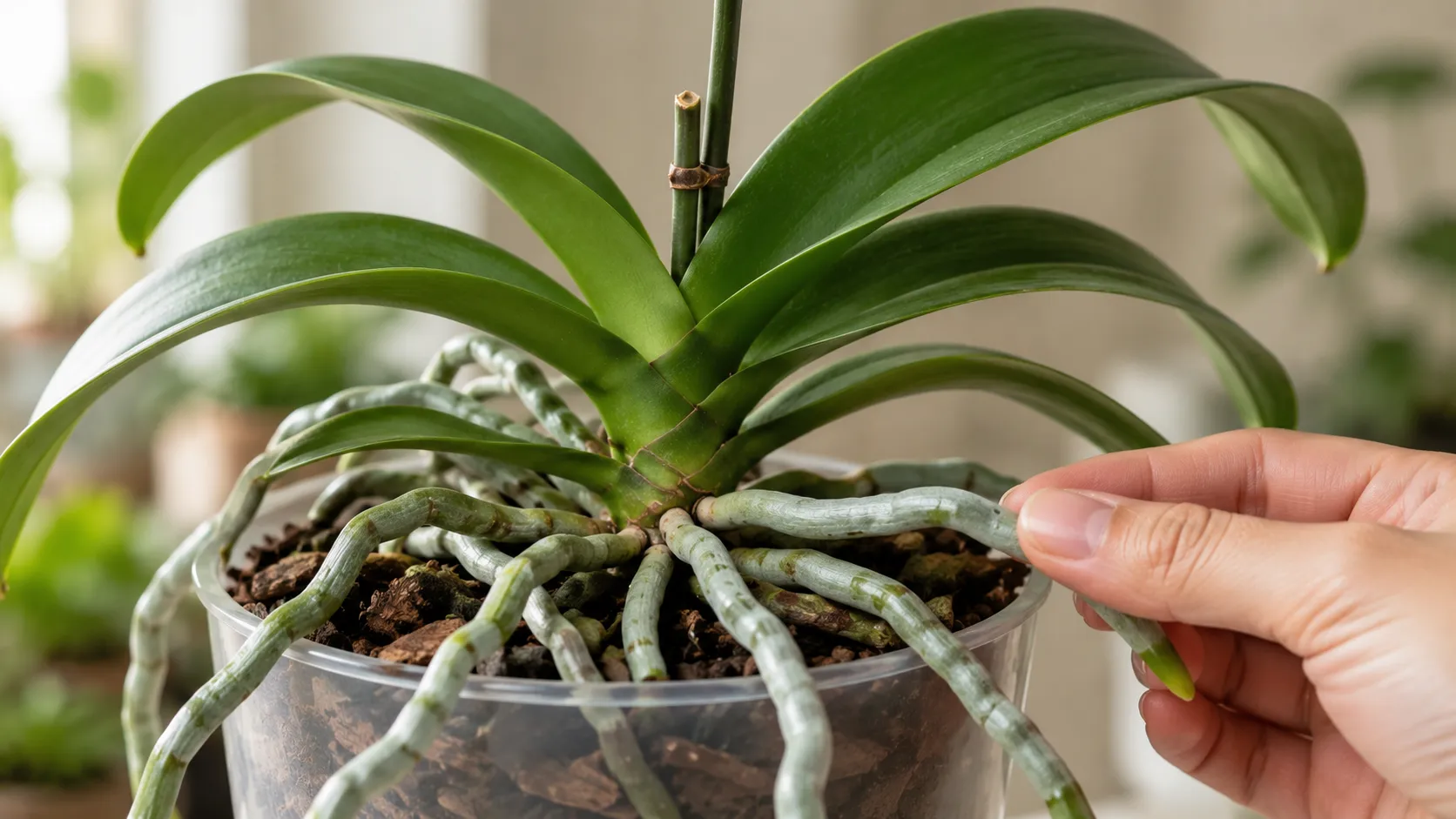 what does a dormant orchid look like