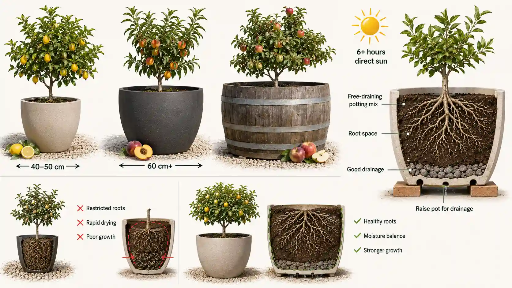 Dwarf fruit trees for pots Australia
