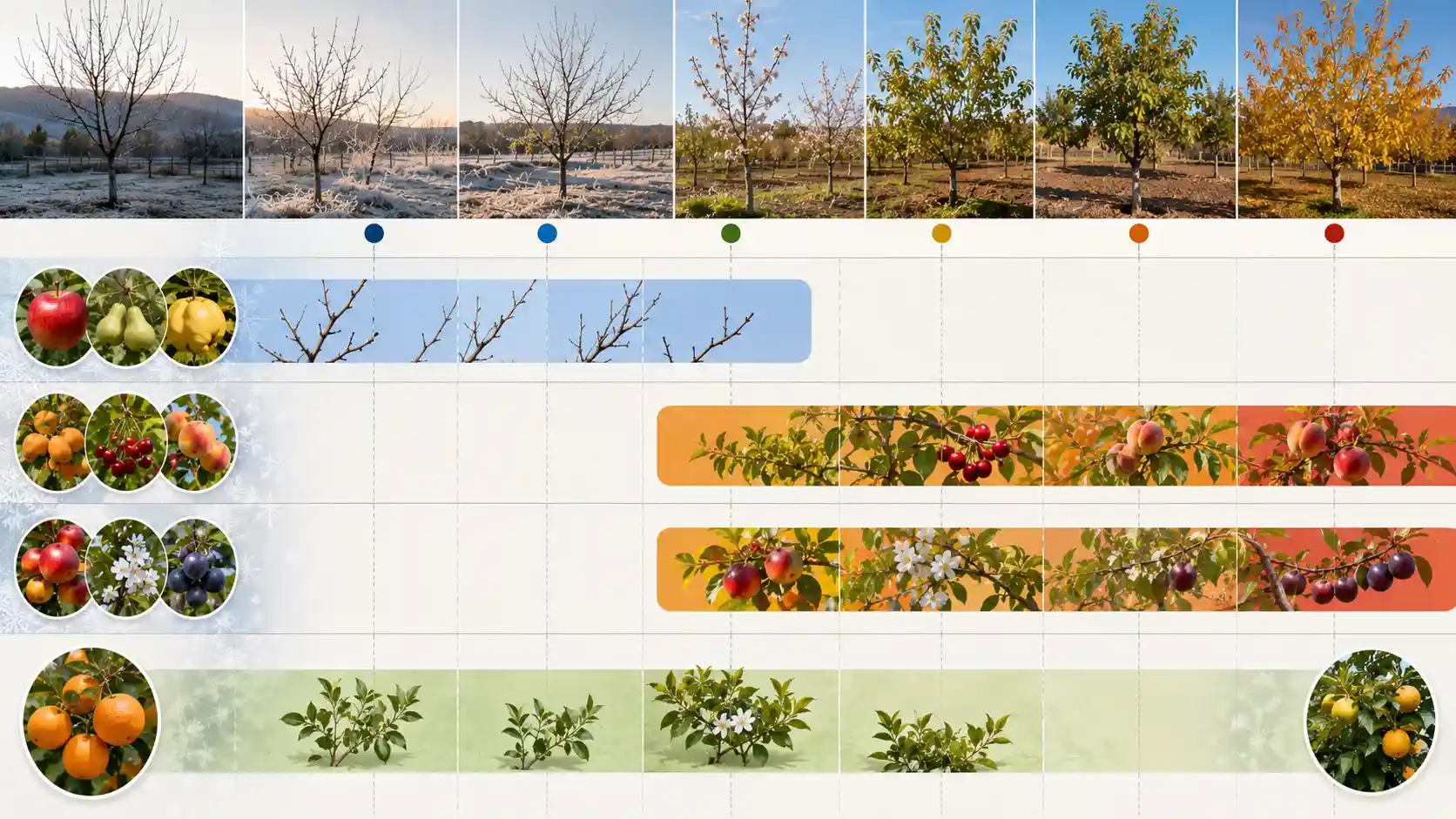 Fruit tree pruning calendar Australia
