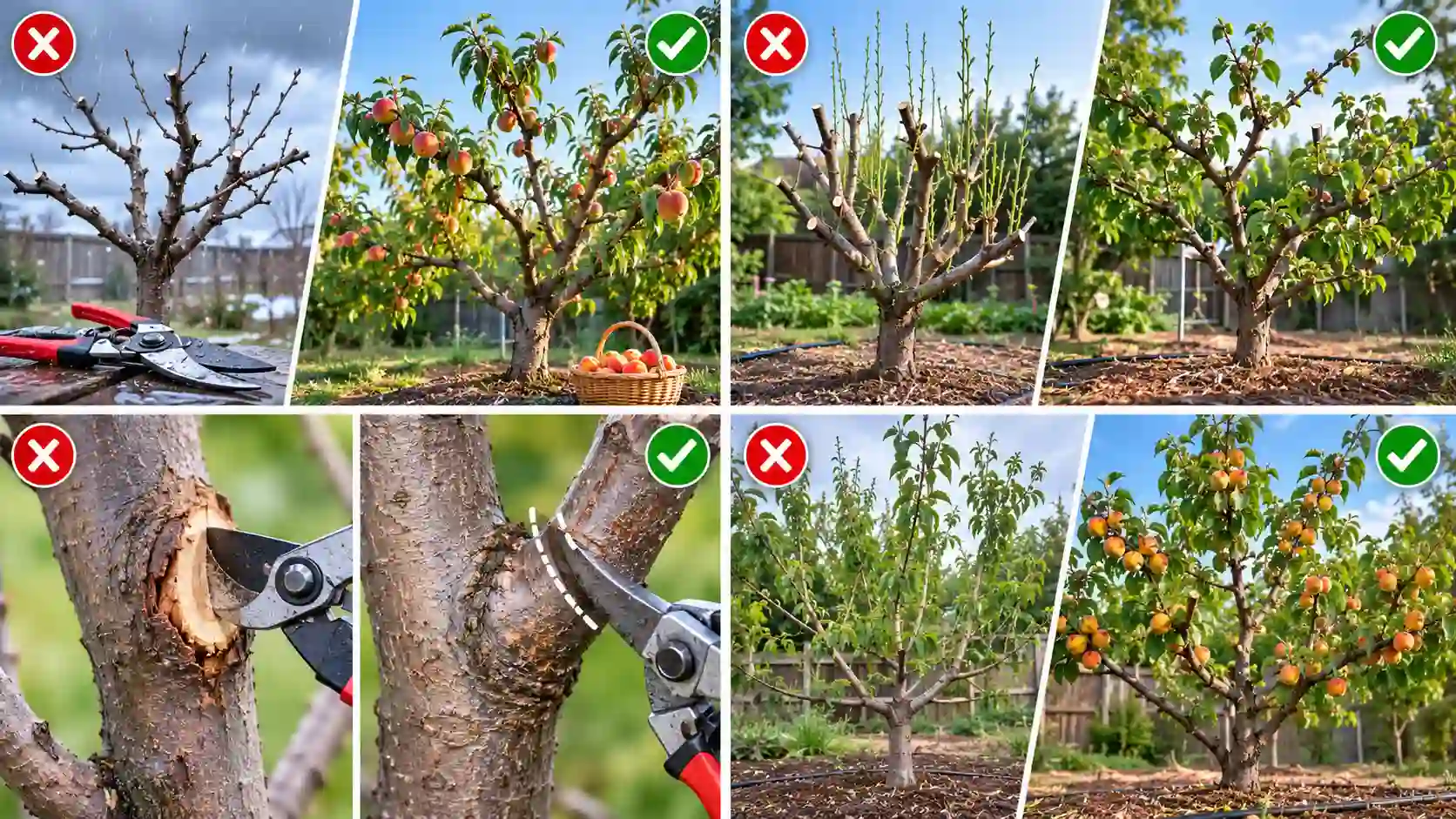 Fruit tree pruning calendar Australia
