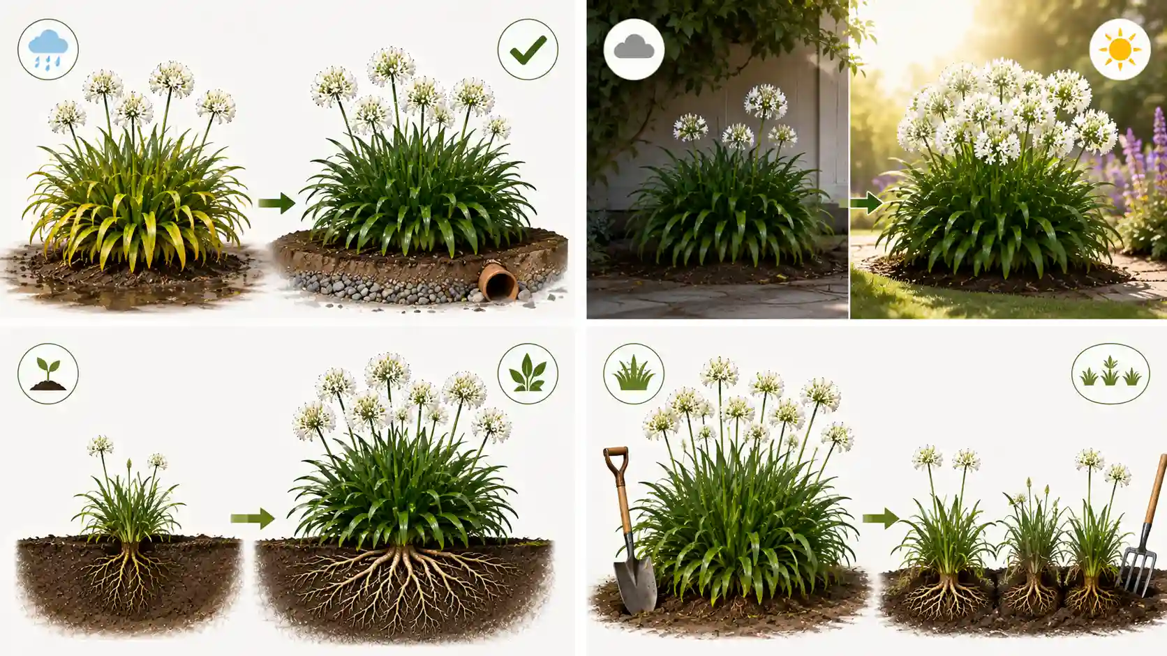 agapanthus orientalis snowball