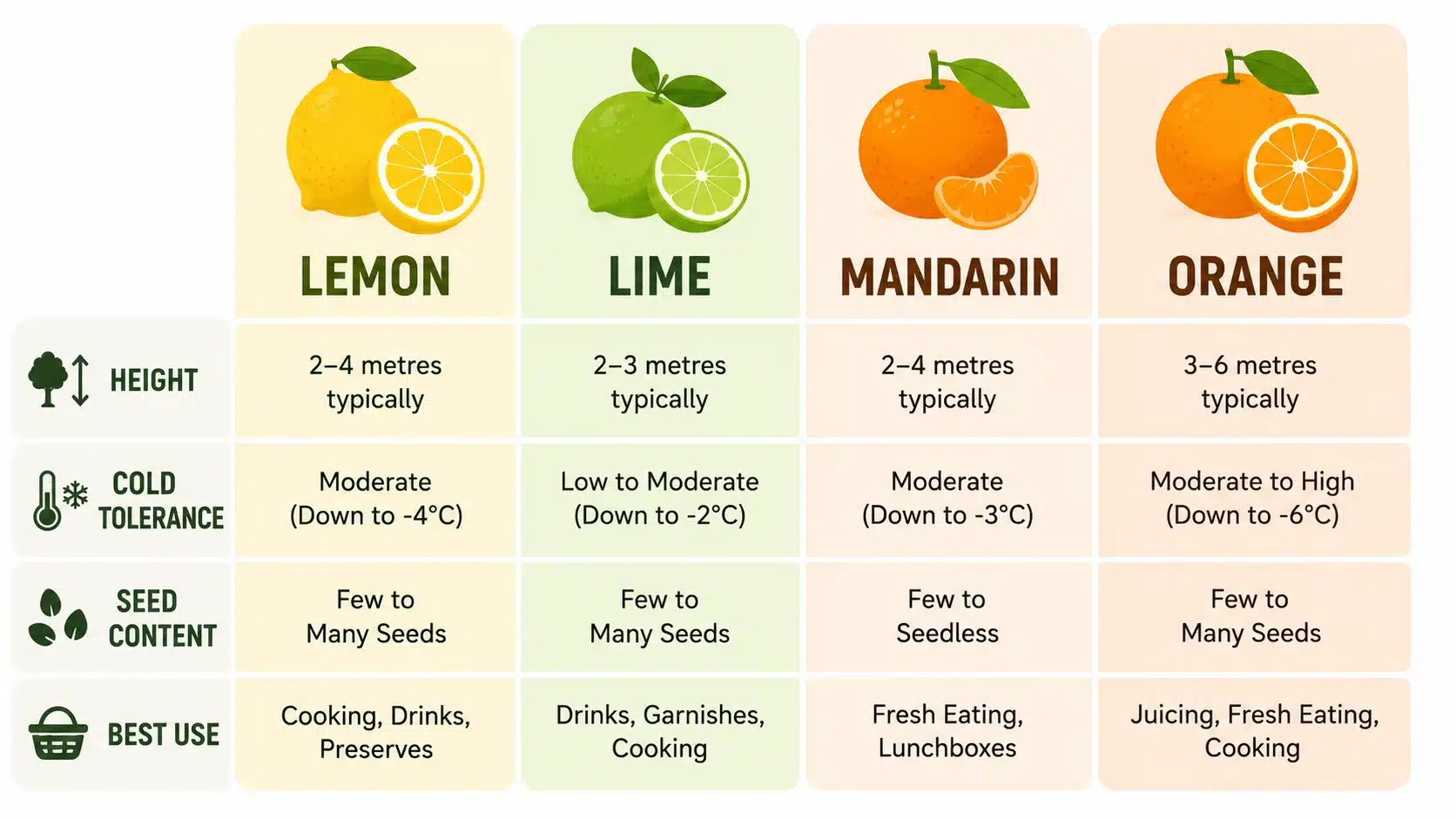 citrus tree guide australia