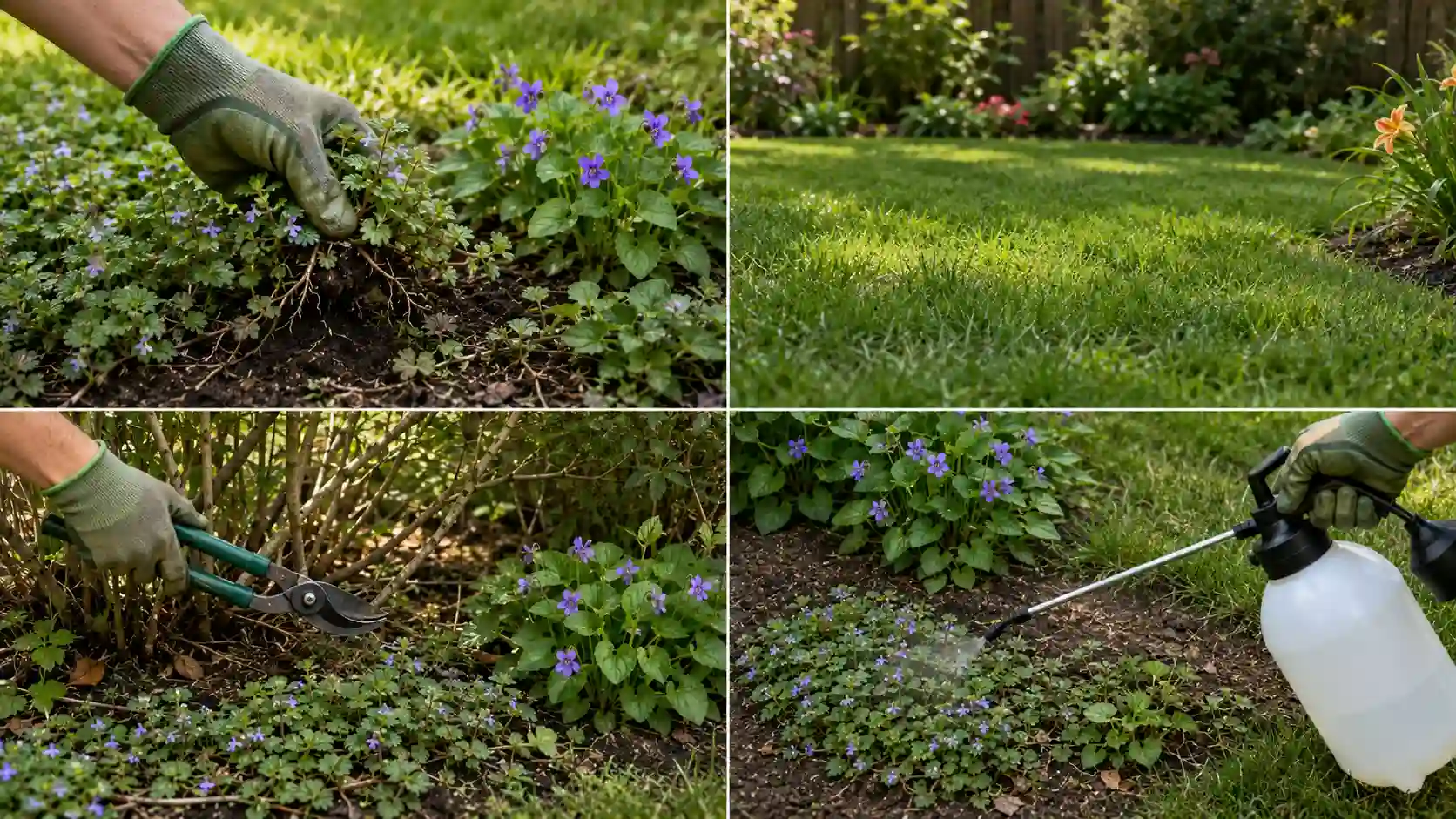 creeping charlie vs wild violet