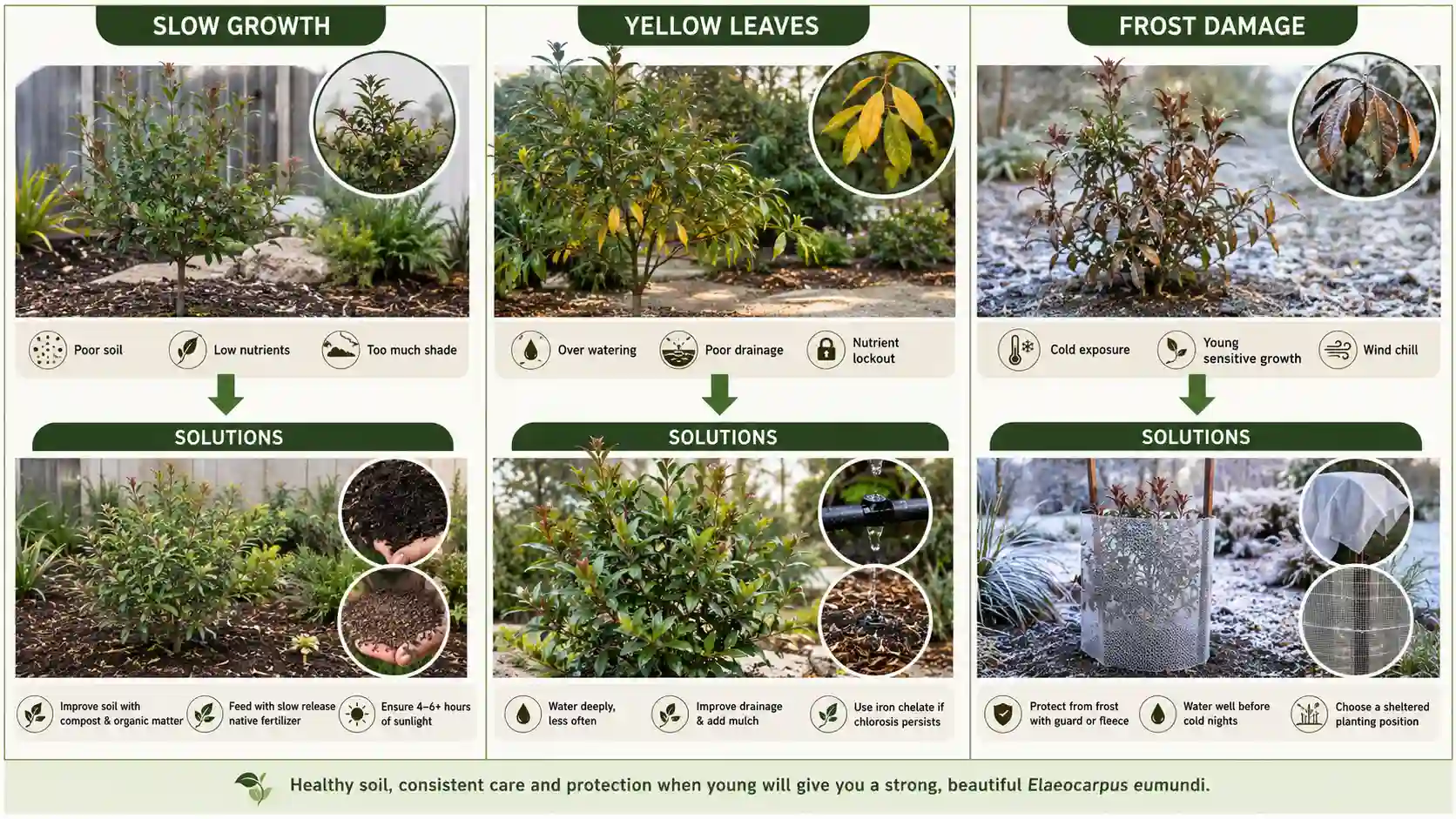 elaeocarpus eumundi growth rate
